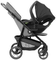 Hauck yhdistelmävaunut Shop N Care Travel Set 0-25 kg harmaa - 10