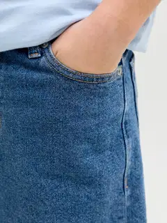 JJ REBEL JUNIOR lasten farkkushortsit - Blue denim - 7