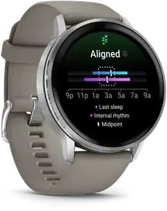 Garmin älykello Venu 4 – 45 mm, hopeanvärinen ja hopeanharmaa silikonihihna - 5