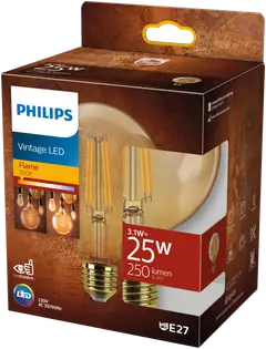 Philips LED-lamppu vintage 3.1W (25W) E27 1800K meripihkan värinen lasi - 2