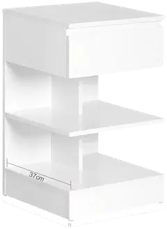 SoBuy yöpöytä valkoinen FBT49-W - 2