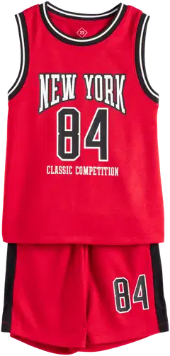 TEX lasten shortsisetti I276353 - RED - 2