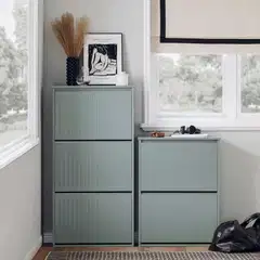 SoBuy kenkäkaappi harmaa FSR165-H-HG - 2