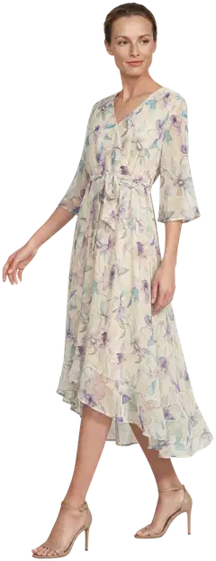 London Fog naisten sifonkimekko 218L261712 - Multicolor - 5