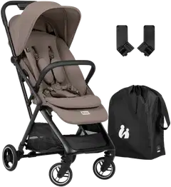 Hauck matkarattaat Fly N Care ruskea - 1