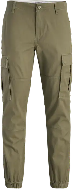 JJ Rebel miesten reisitaskuhousut JREBMICHAEL - Olive Night - 1