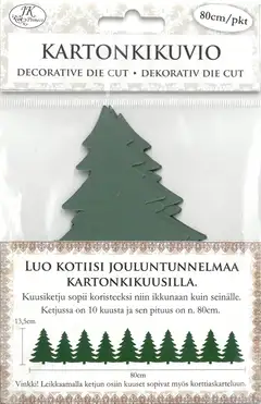 J.K. Primeco kartonkikuvio Kuusiketju 80cm - 1