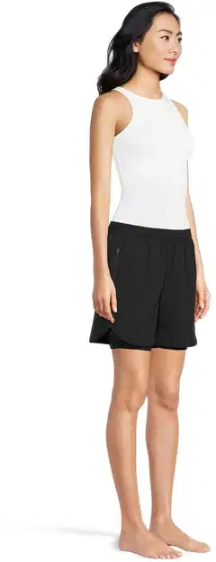Starter naisten 2IN1 juoksushortsit SWS26025 - BLACK - 4