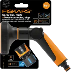Fiskars kastelupistooli + STOP pikaliitin 13mm - 1