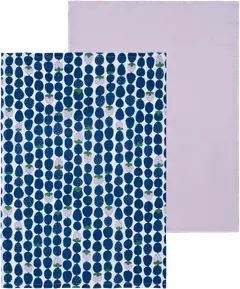House keittiöpyyhe Mustikka 50x70cm sininen PatternLab - 1