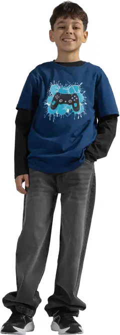 House lasten farkut 23PH342613 - Grey denim - 5