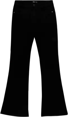 TEX naisten farkut Bootcut I987005 - BLACK 1 - 1