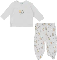 Disney vauvojen veluurisetti Nalle Puh I288954 - OFF WHITE - 1
