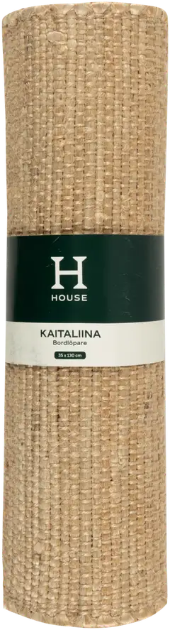 House kaitaliina Barolo shearwater 35x130 cm juutti/tummanvihreä - 2