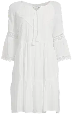 Margaux Riviera naisten lyhyt pitsimekko SDL-02 - WHITE - 2