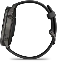 Garmin älykello Venu 4 – 45 mm, tummaharmaa, musta silikoniranneke - 7