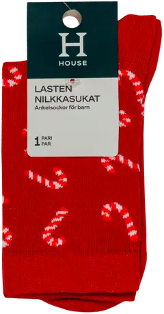 House lasten joulusukat 234H362535 - red/grey - 2