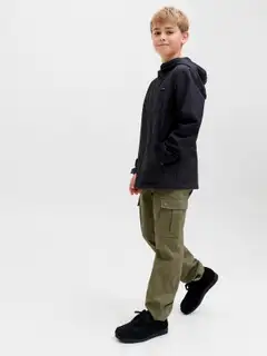 JJ REBEL JUNIOR lasten cargohousut - Olive Night - 5