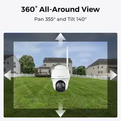 Reolink Go PT Ultra (G440) 4K Outdoor akkukamera4G LTE PT Valkoinen - 4