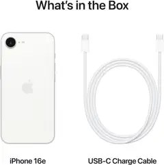 Apple iPhone 16e 128GB valkoinen MD1R4QN/A - 6