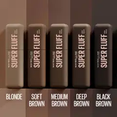 Maybelline New York Superfluff 262 Black Brown kulmavaahto 5 g - Black Brown - 6