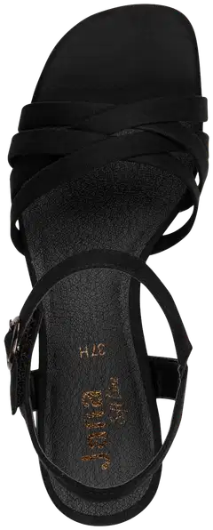 Jana shoes sandaali, leveä lesti - BLACK - 4