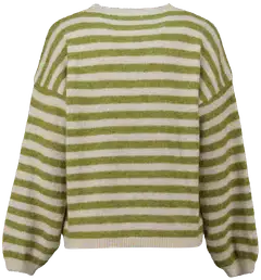 Hailys naisten neule La44uren - khaki stripe/flower - 3