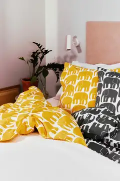 Finlayson pussilakanasetti Elefantti 150X210+50X60 tumma vihreä - 2