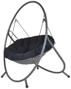 Lykke riipputuoli comfort, musta - 7