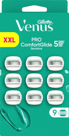 Gillette Venus Pro ComfortGlide Sensitive 9kpl terä - 1