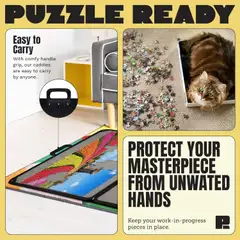 Puzzle Ready - Kannettava Palapelilauta, 1000 palan palapelille - 9