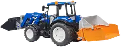 Bruder lelu New Holland T5.120 traktori etukuormaajalla ja lisävarusteilla - 3