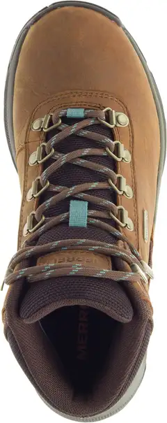 Merrell Eri Mid Leather Waterproof naisten ulkoilu- ja vaellusjalkine - Toffee - 5