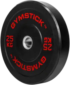 Gymstick Bumper Plate levypaino - MUSTA - 6