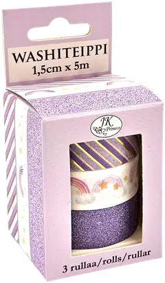 J.K. Primeco washiteippi 1,5cm x 5m Lila 3rll - 1