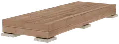PatioN°rd Havu valmisterassi 2x2 kestopuu - 1