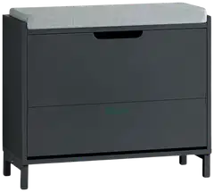 SoBuy kenkäkaappi musta FSR151-K-SCH - 2