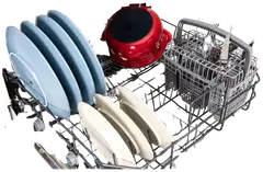 Cylinda astianpesukone DM4310RFE, 60 cm, teräs - 8