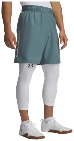 Under Armour miesten treenishortsit Tech Woven Wordmark 1383356 - Jasper Blue - 2