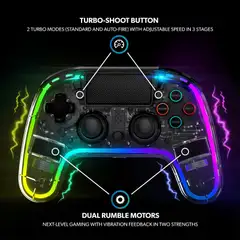 Snakebyte PS4 langaton peliohjain RGB led-valoilla - 4