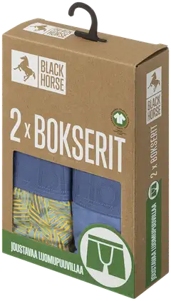 Black Horse 2-pack bokserit - River - 2