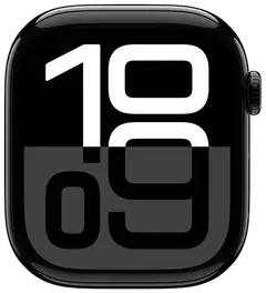 Apple Watch Series 10 GPS 42mm Jet Black alumiinikotelo, Ink Sport Loop ranneke - MWWG3QN/A - 4