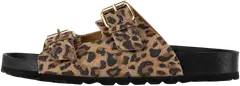 WKLY. naisten nahkaiset pistokkaat Lina leo 782458-04 - Mushroom leopard - 3
