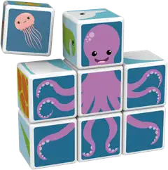 Geomag Magicube Merieläimet -magneettirakennussetti 11 osaa - 3