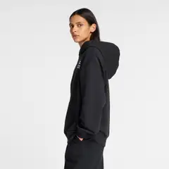 New Balance naisten French Terry Graphic huppari - BLACK - 2