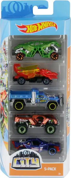 Hot Wheels 5 pikkuautot 5kpl lahjapakkaus lajitelma - 2