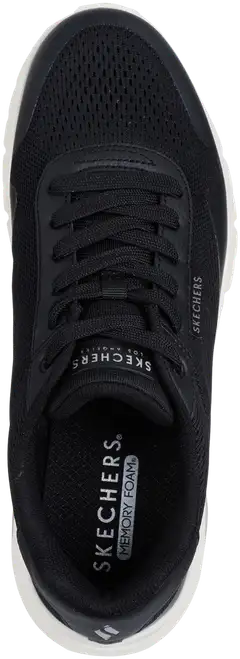 Skechers miesten vapaa-ajan lenkkari Uno Flex Black - BLACK - 4