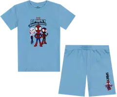Spiderman lasten shortsisetti SPQ70007A - Blue - 1