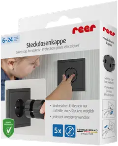 Reer pistorasian kansi 5kpl, musta - 3