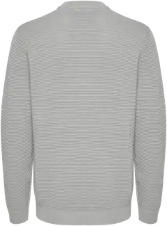 Solid miesten neulepusero SDValencia - Light Grey melange - 2